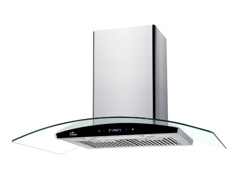 Máy hút khói, hút mùi kính cong Tomate TOM 3150