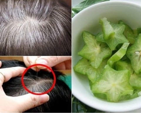 Điều trị tóc bạc sớm từ khế chua cực đơn giản ai cũng làm được