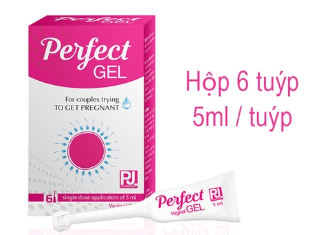 GEL TẠO MÔI TRƯỜNG TĂNG THỤ THAI PERFECT GEL - HỘP 6 TUÝP 5ML