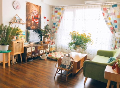 Chung cư nhỏ phong cách hiện đại kết hợp vintage được giới trẻ yêu thích