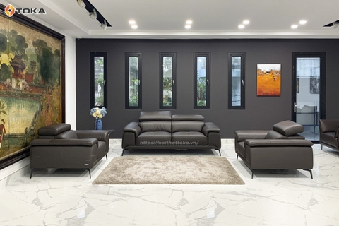 Mua sofa da thật ở đâu uy tín và chất lượng - TOKA