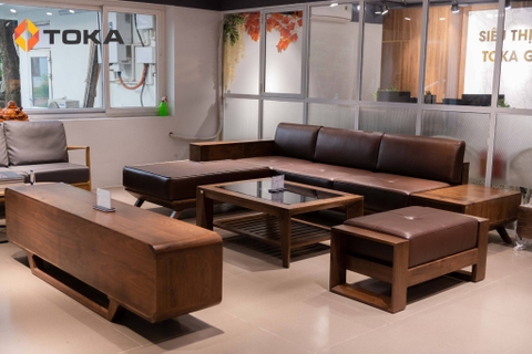Tạo Không Gian Sống Đẳng Cấp Với Bàn Ghế Sofa Gỗ Phòng Khách Hiện Đại