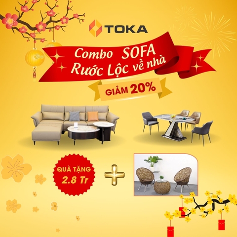 Chương trình khuyến mại chào xuân Ất Tỵ 2025 - Siêu thị nội thất TOKA