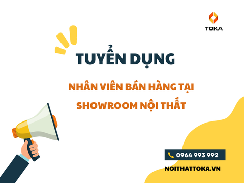 Tuyển nhân viên bán hàng tại Showroom nội thất