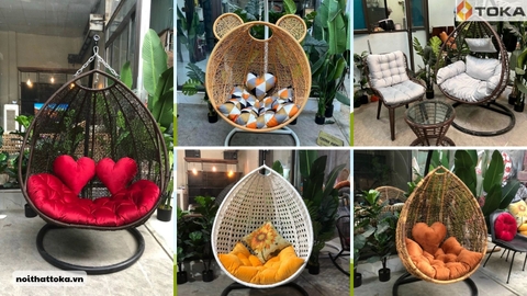 Địa chỉ mua bàn ghế ngoài trời, xích đu, papasan đẹp tại Thái Nguyên