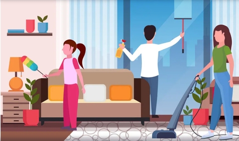Gợi ý cách dọn dẹp nhà cửa đón tết sạch sẽ và tiết kiệm thời gian TOKA
