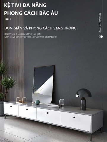 Kệ TIVI Phòng Khách Bergen Phong Cách Sang Trọng