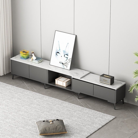 Kệ TIVI Phòng Khách Vân Đá RANA Đa Năng ( Có Thể Thay Đổi Chiều Dài 1m7 -2m2)