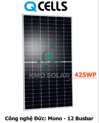 TẤM PIN HANWHA Q-CELLS 425W - PIN NĂNG LƯỢNG MẶT TRỜI