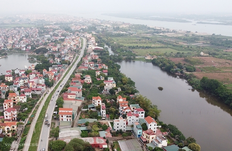 Toàn cảnh hiện trạng Phân khu đô thị sông Hồng trên địa bàn huyện Gia Lâm