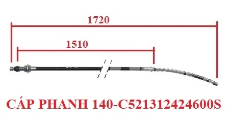 CÁP PHANH TAY TCM C-52-13124-24600-S