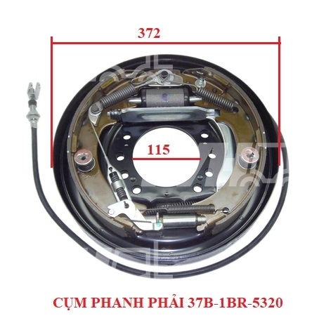 CỤM PHANH PHẢI (115x372x80) 37B-1BR-5320