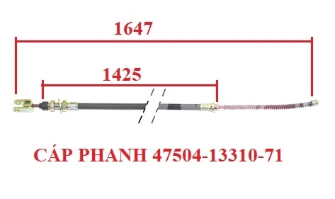 CÁP PHANH PHẢI TOYOTA 47504-13310-71