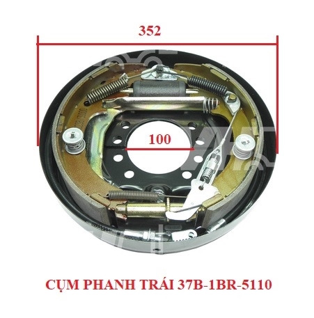 CỤM PHANH TRÁI (100x352x80) 37B-1BR-5110