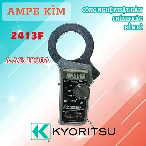 Ampe Kìm Đo Kyoritsu 2413F
