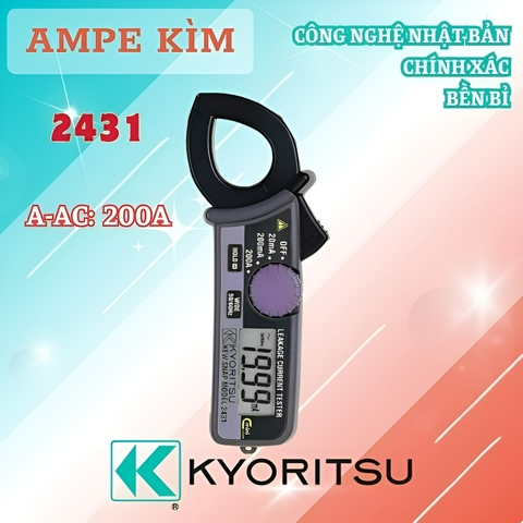 Ampe Kìm Đo Kyoritsu 2431