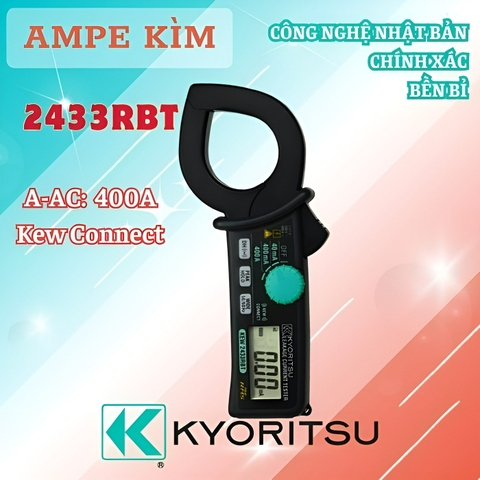 Ampe Kìm Đo Kyoritsu 2433RBT