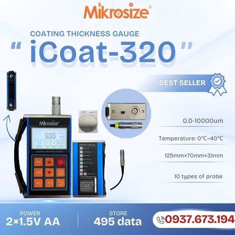 Máy đo độ dày lớp phủ iCoat-320