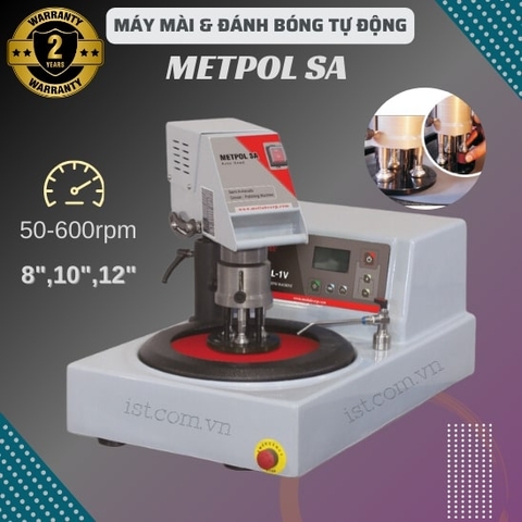 Máy mài và đánh bóng Metpol SA (SEMI-AUTO) 8