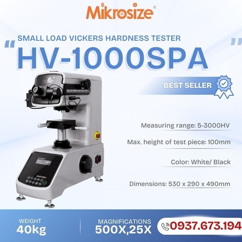 Máy đo độ cứng Micro Vickers tải trọng nhỏ HV-1000SPA