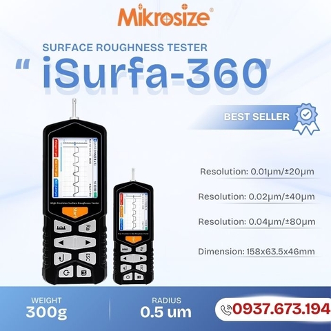 Máy đo độ nhám bề mặt iSurfa-360