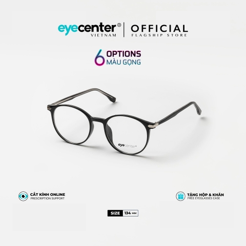 [C34] Gọng kính cận nữ chính hãng EYECENTER lõi thép chống gãy 8304 by Eye Center Vietnam