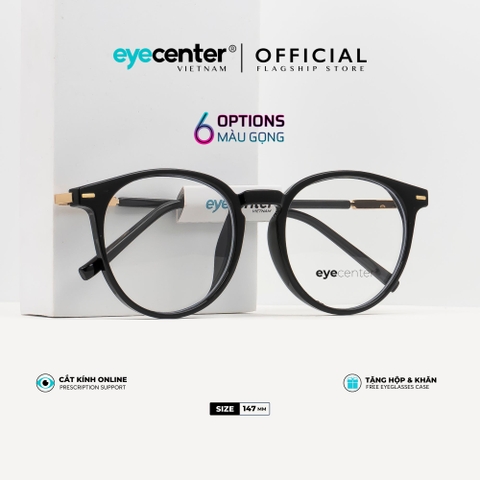 [K36]Gọng kính cận nữ chính hãng EYECENTER lõi thép chống gãy EK 19088 by Eye Center Vietnam