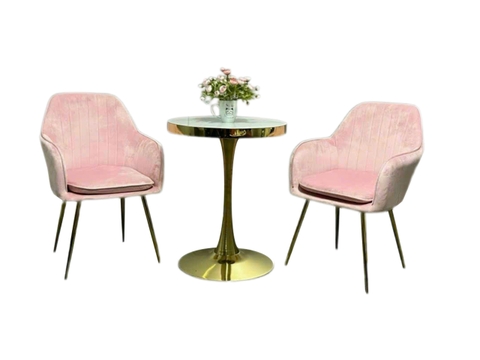 Bộ bàn tiếp khách showroom sang trọng 2 ghế BBC-18