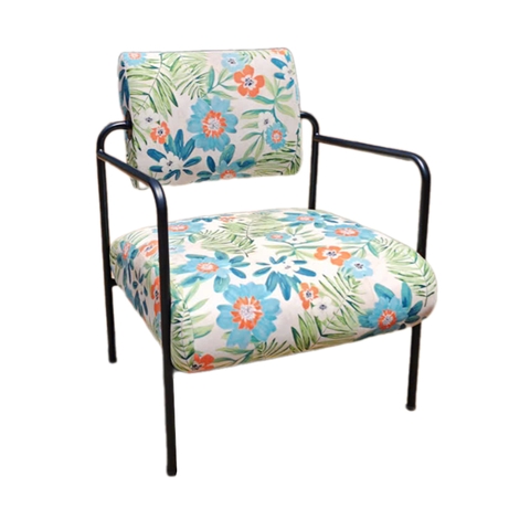 Ghế sofa đơn khung sắt cho quán cafe GCF-44