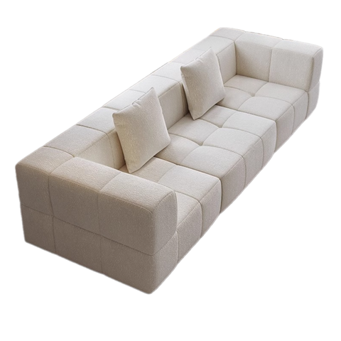Ghế sofa băng BOX bọc vải lông cừu SFB-12