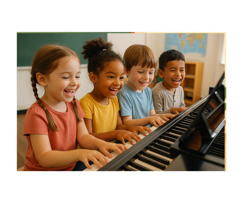 Tại sao nên để các bé nhỏ tiếp cận với đàn piano càng sớm càng tốt và lợi ích của việc tiếp xúc đàn piano sớm