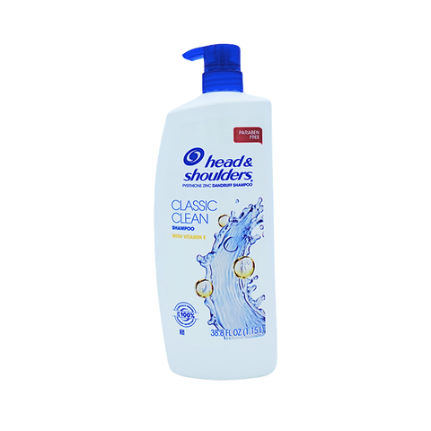 Dầu Gội Head & Shoulders Dandruff Shampoo, Classic Clean 38.8oz  ( 1,15 L)