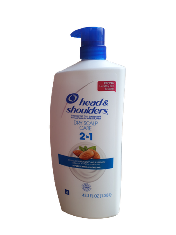 Dầu gội + Xả Head & Shoulders 2in1 Shampoo & Condi, Dry Scalp Care 43.3oz