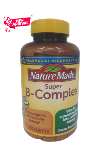 Viên uống bổ sung vitamin B Nature Made Super B Complex (460 viên )