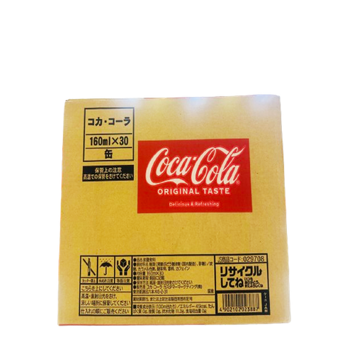 Nước ngọt Coca'Cola Original Taste 30pk x 160ml ( thùng 30 lon)