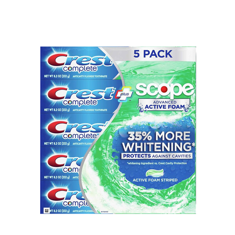 Crest complete advanced  Toothpaste 5.6oz, 5-pack