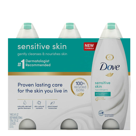 Dove Sensitive Skin Bodywash 3/24oz