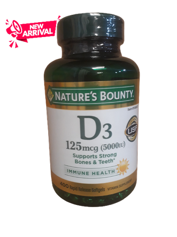 Viên uống bổ sung Vitamin D3 Nature’s Bounty Vitamin ( 400 Viên)