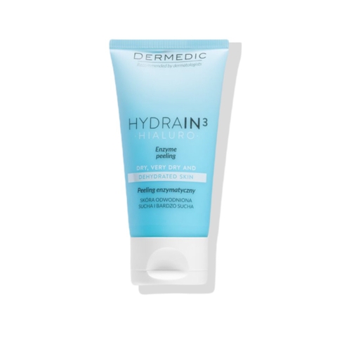 Tẩy tế bào chết sinh học dành cho da khô mất nước Dermedic Hydrain3 Hialuro Enzyme peeling