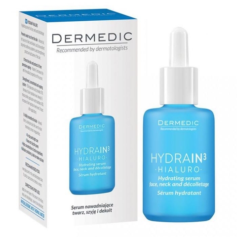 Serum cấp ẩm dành cho da khô, mất nước DERMEDIC HYDRAIN3 HIALURO