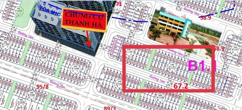 liền kề góc vườn hoa B1.1 KĐT Thanh Hà Cienco5