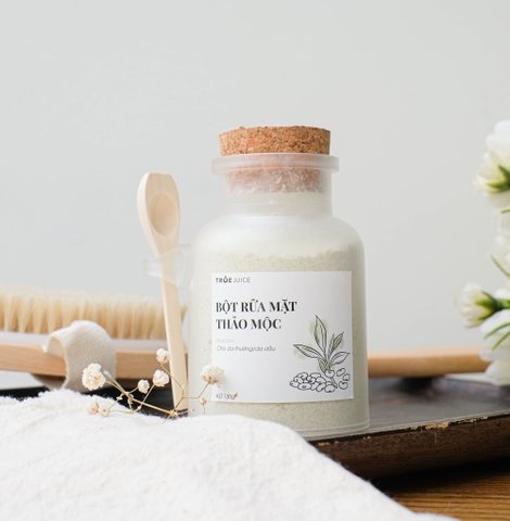 Bột rửa mặt thảo mộc Matcha