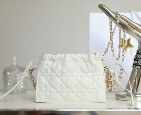 Dior Lady Dior Milly Mini Latte Cannage lambskin 50981ONMJ