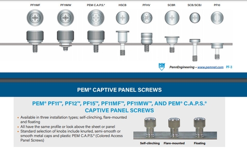 ỐC TÁN PEM (PF 11, PF-12)- Tán Nhảy PF11