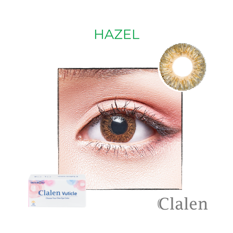 Kính áp tròng Clalen Vuticle 3 Months - HAZEL