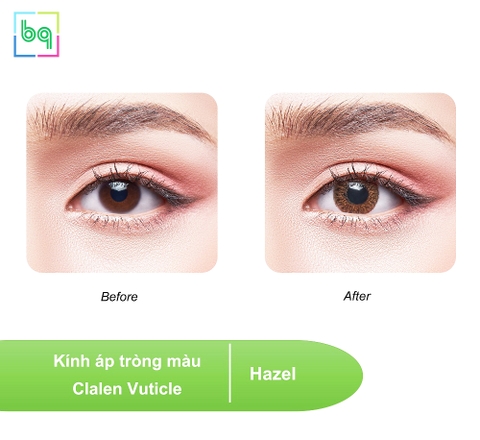 Kính áp tròng Clalen Vuticle 3 Months - HAZEL
