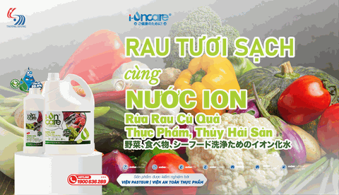 Nước rửa rau củ quả an toàn, hiệu quả nhất