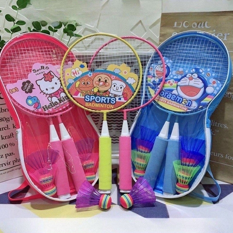 Bộ 2 vợt cầu lông trẻ em kèm quả cầu