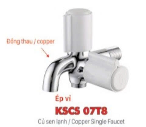 Củ sen nước lạnh đồng thau KSN KSCS 07T8