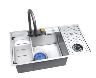 Chậu rửa chén 1 hộc Luxta LC8949F-3.0 Inox 304 dài 89cm